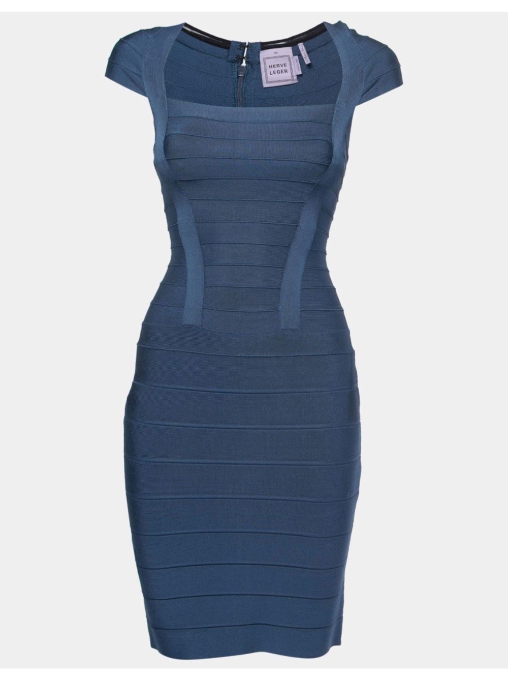 Herve Leger KRISTEN Cap Sleeved Bandage Dress size small